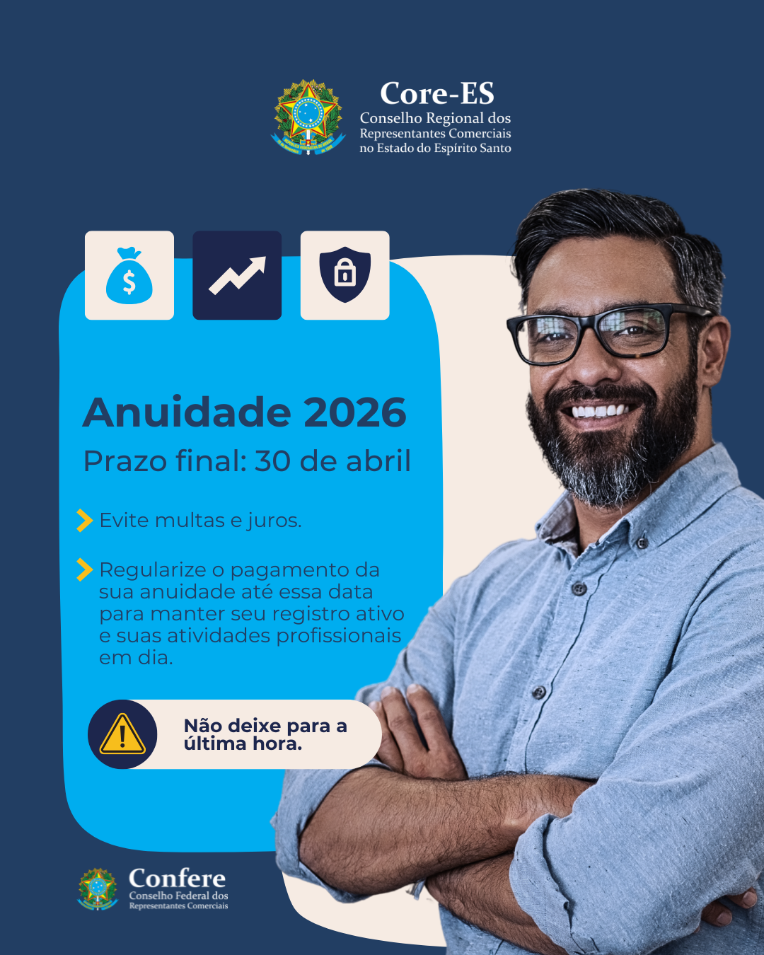 Anuidade 2026 | Core-ES
